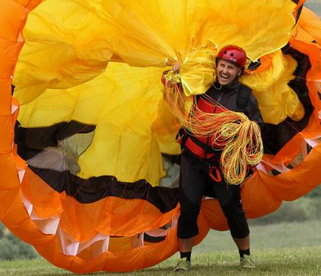 Paragliding v&nbsp;Lysicích